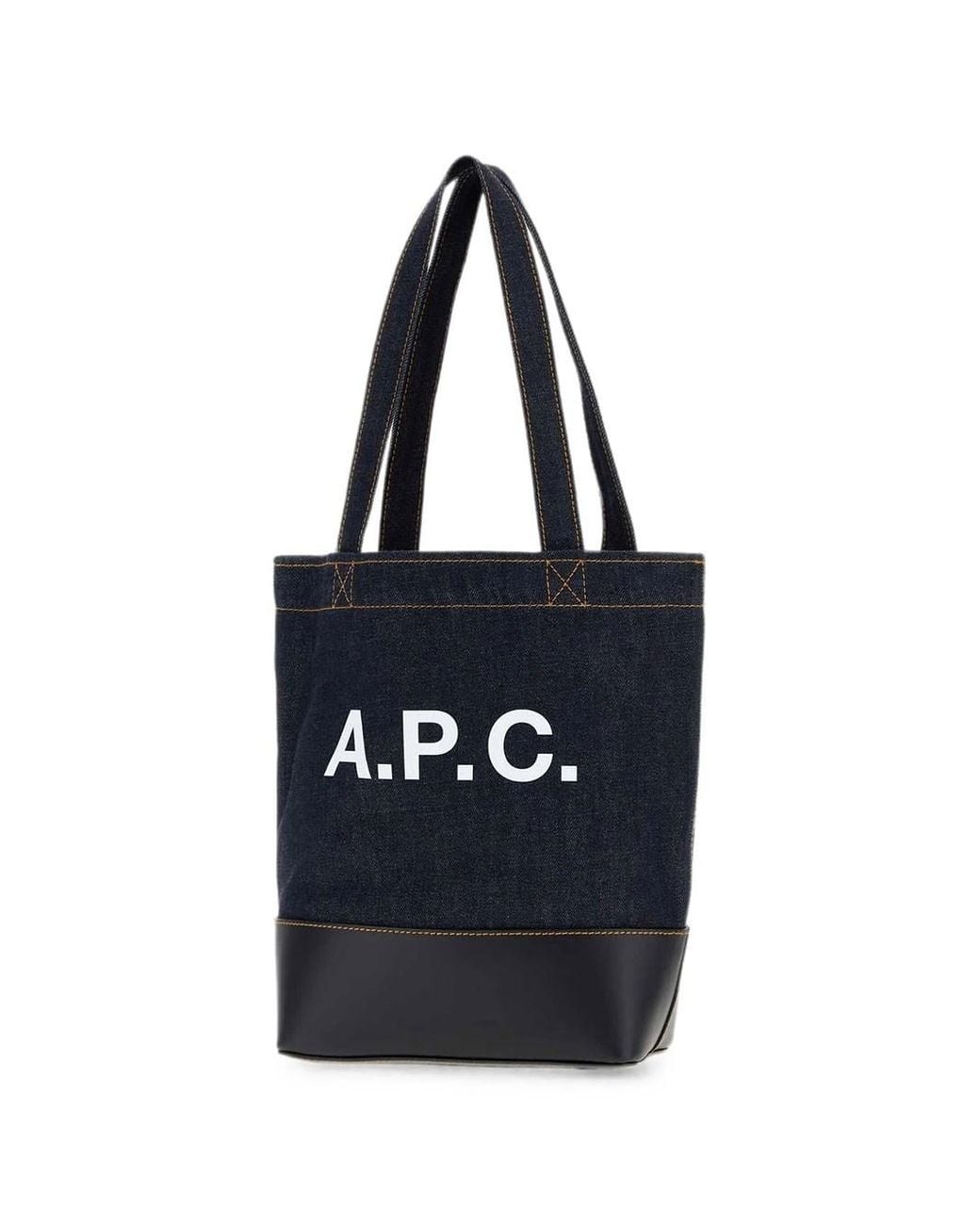 A.P.C. Black Borsa Tote Axel Small