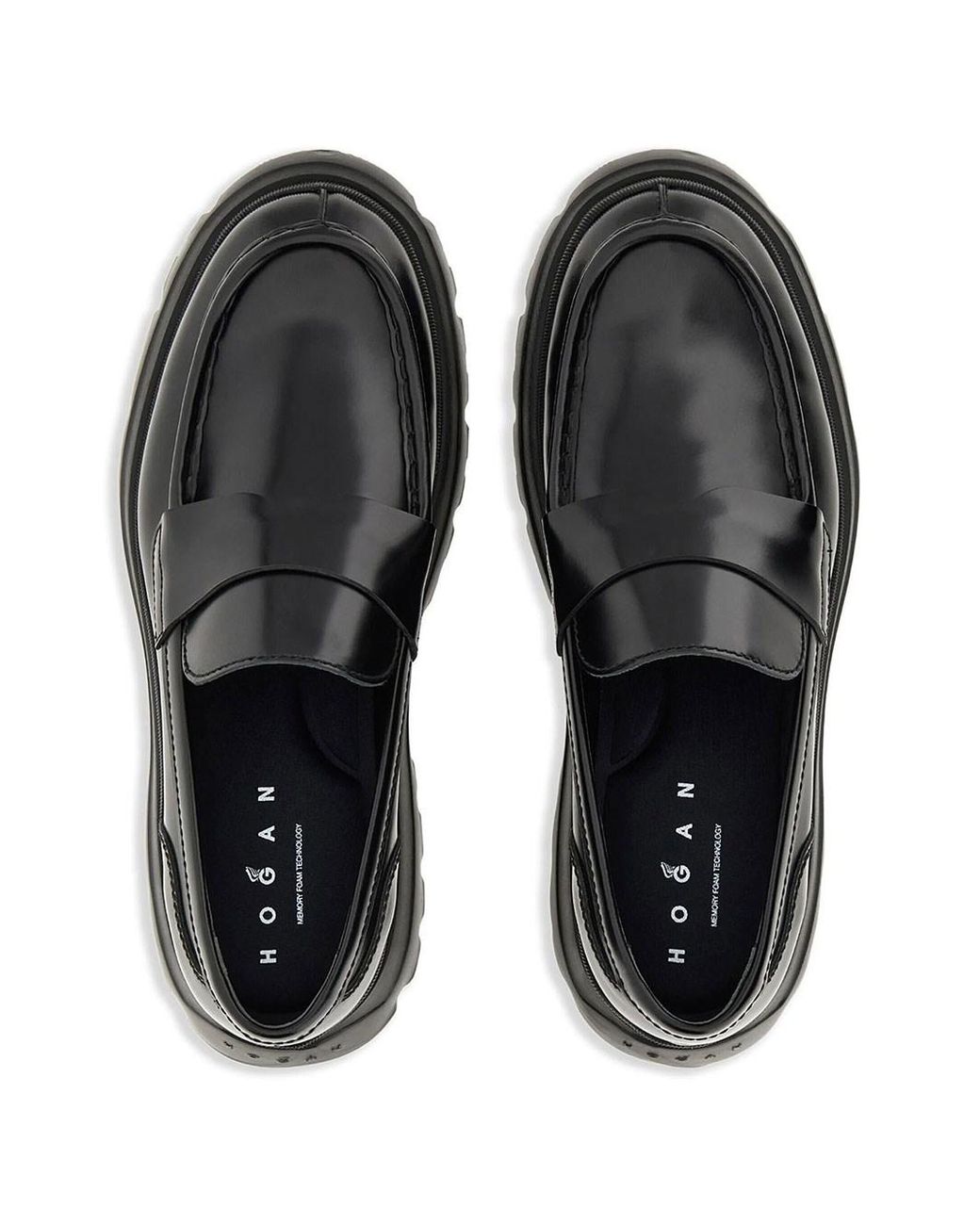 Hogan Black Mocassini H692 for men