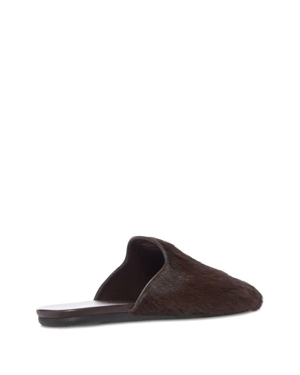Prada Brown Calf Hair Mules Shoes