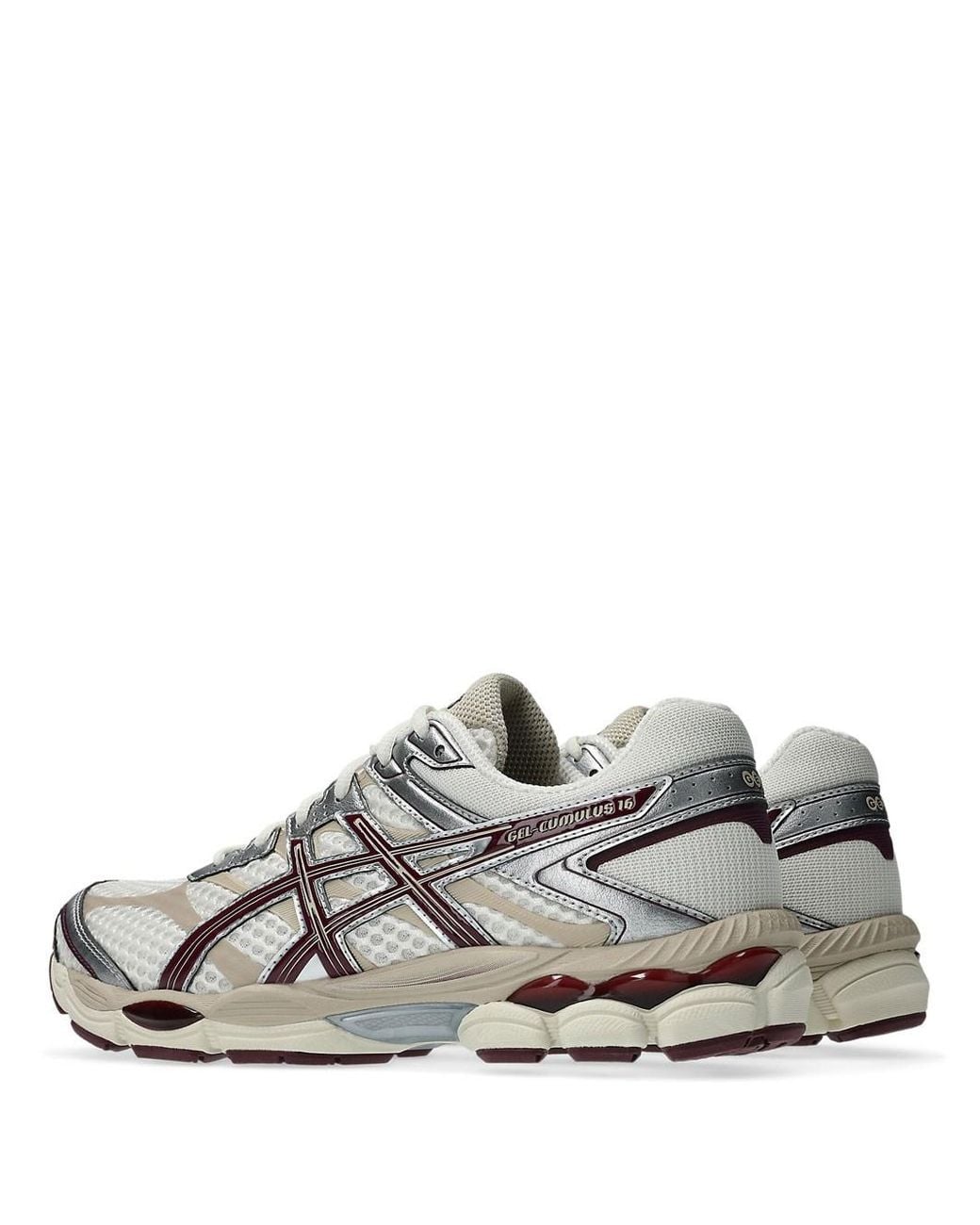 Asics White Gel Cumulus 16 Cream Beniimo Sneakers for men