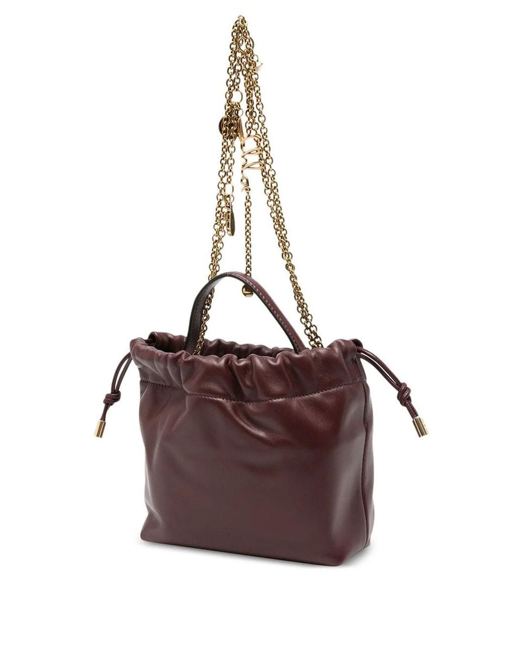 Chloé Purple Borsa A Spalla "Mini Icons" Con Catena