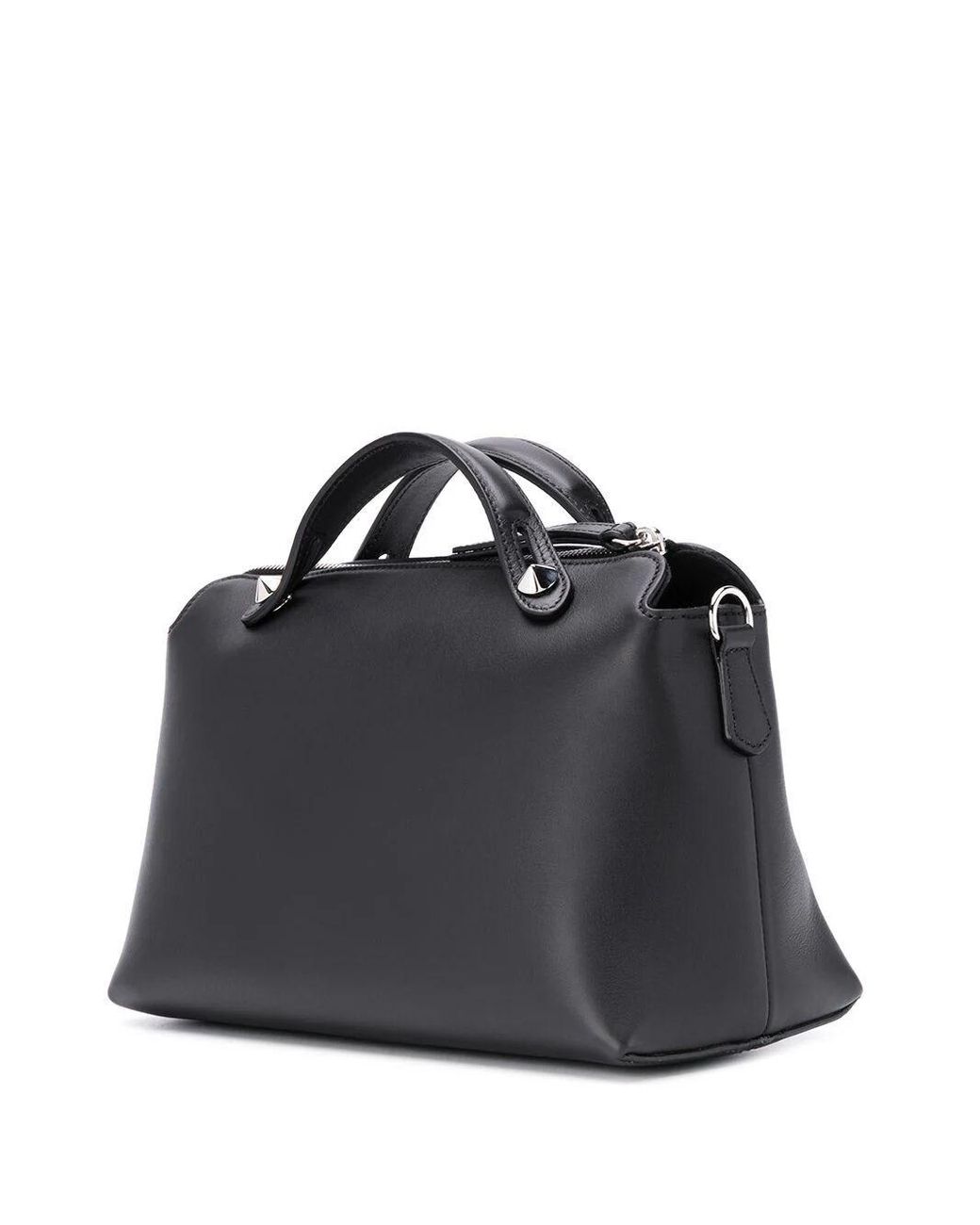 By The Way Medium - Black leather Boston bag