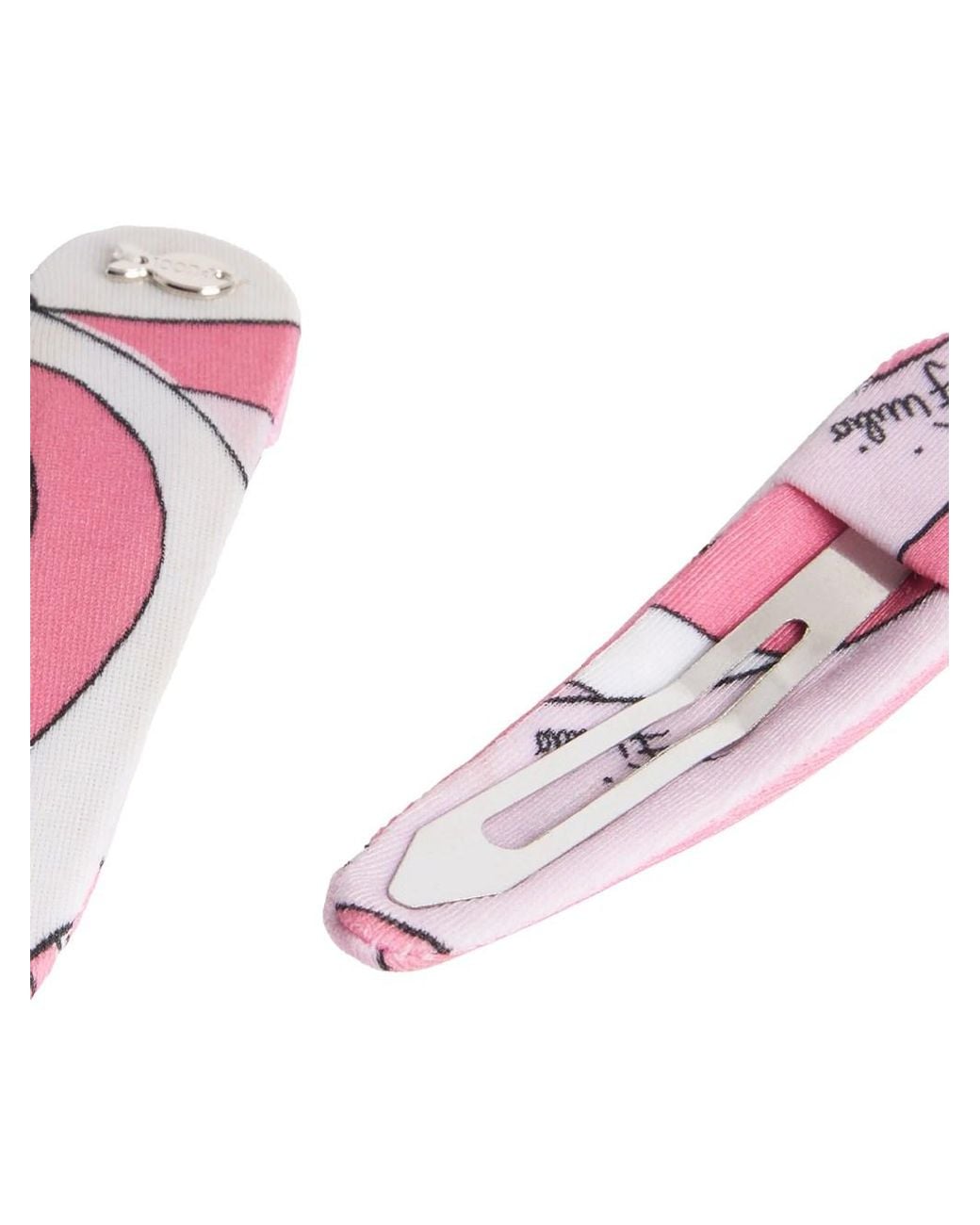 Emilio Pucci Pink Hair Clip Set