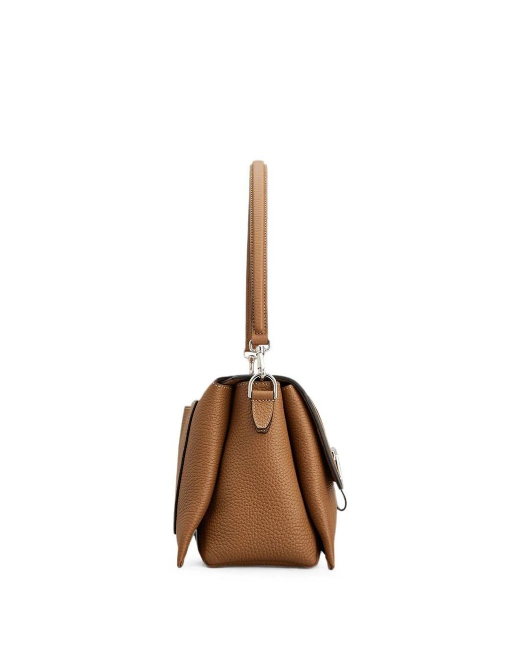 Tod's Metallic T Timeless Small Leather Flap Bag