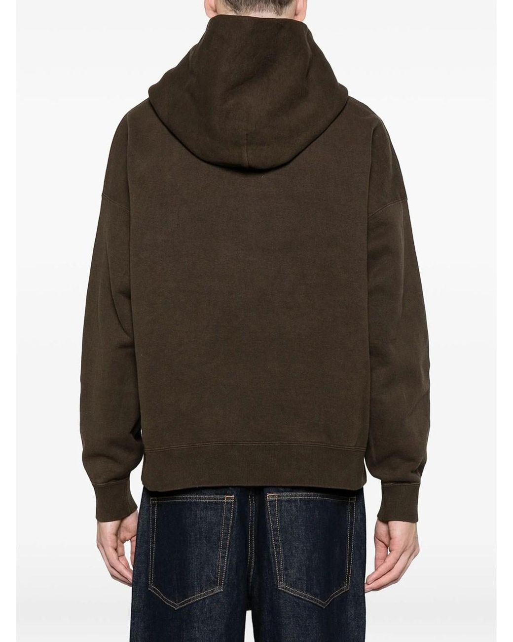 Visvim Green Felpa Con Cappuccio "Jumbo" for men