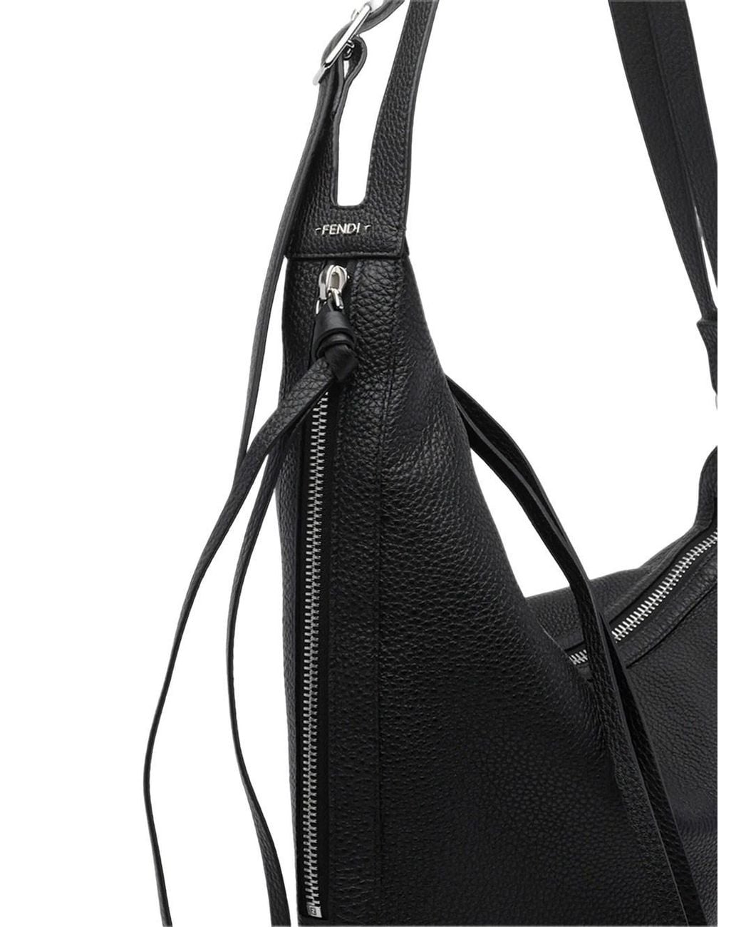 Fendi Black Oyster Large Bag for men