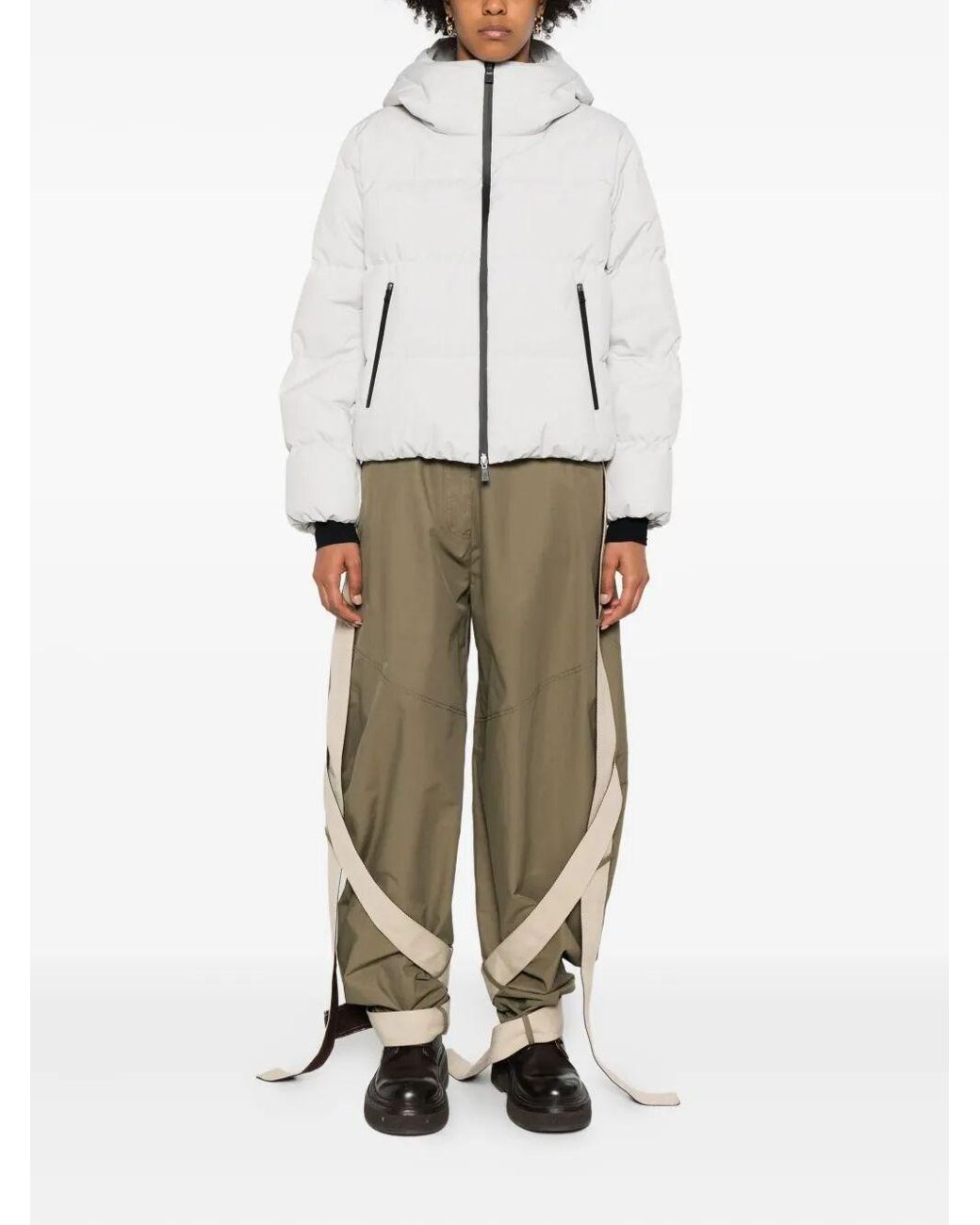 Herno White 2Layers Padded Jacket