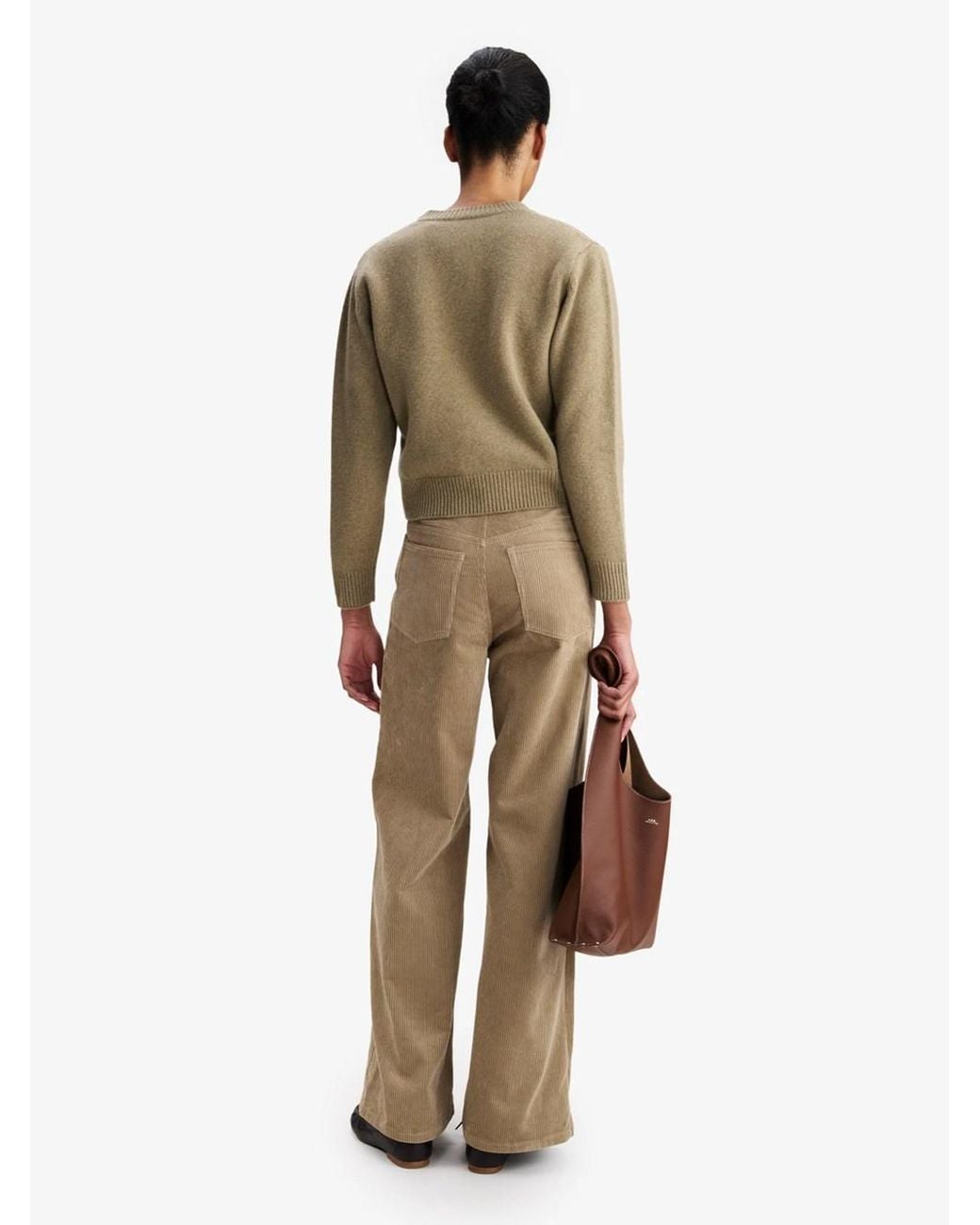 A.P.C. Natural Anna Boxy Wool Sweater