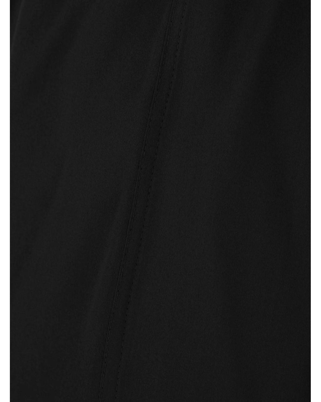 Tom Ford Black Logo-Waistband Silk Shorts