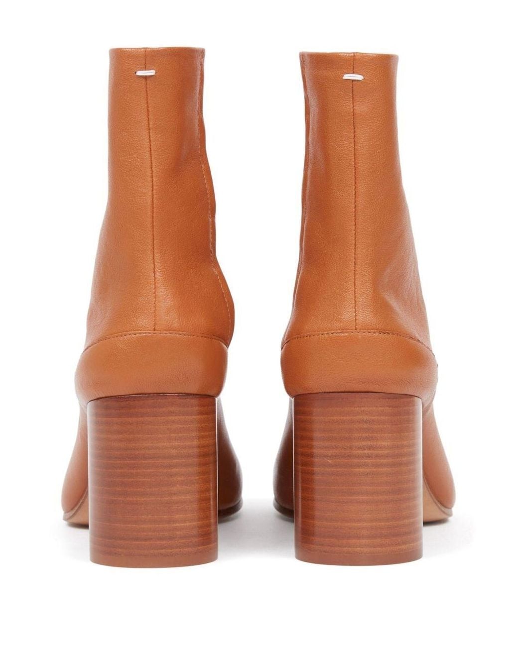 Maison Margiela Brown Split Toe Mini Ankle Boots
