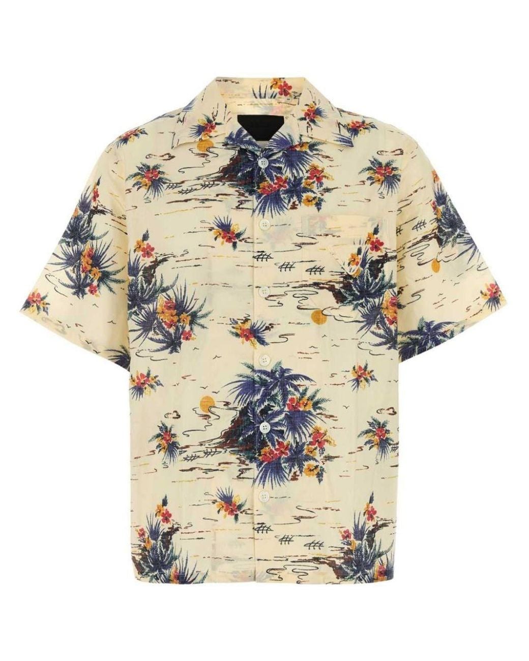Prada Multicolor 'Batista Hawaii' Shirt for men