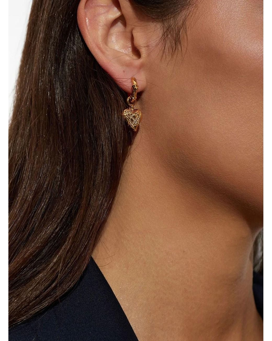Vivienne Westwood Metallic Della Hoop Earrings
