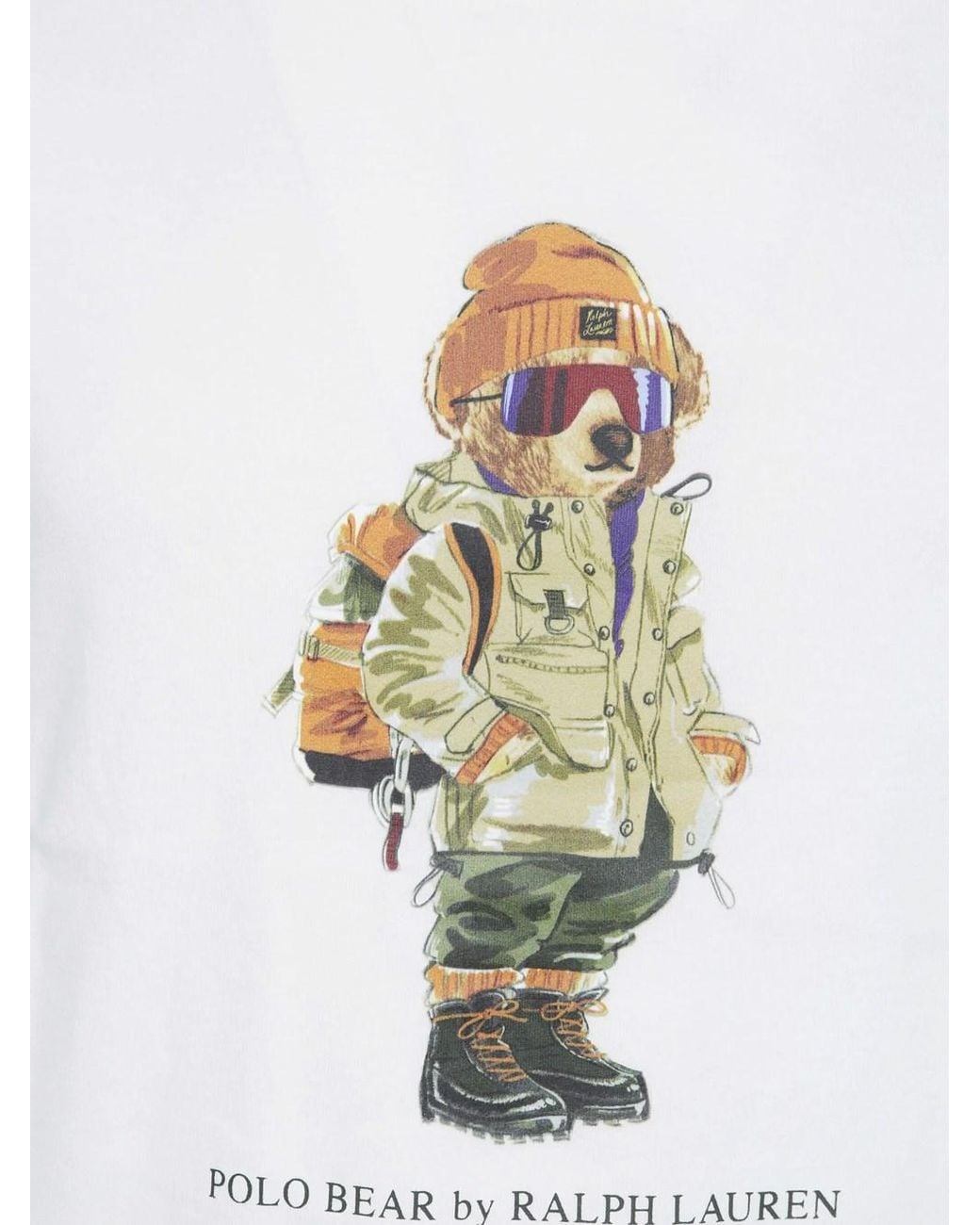 Polo Ralph Lauren White Polo Bear Jersey T-Shirt for men