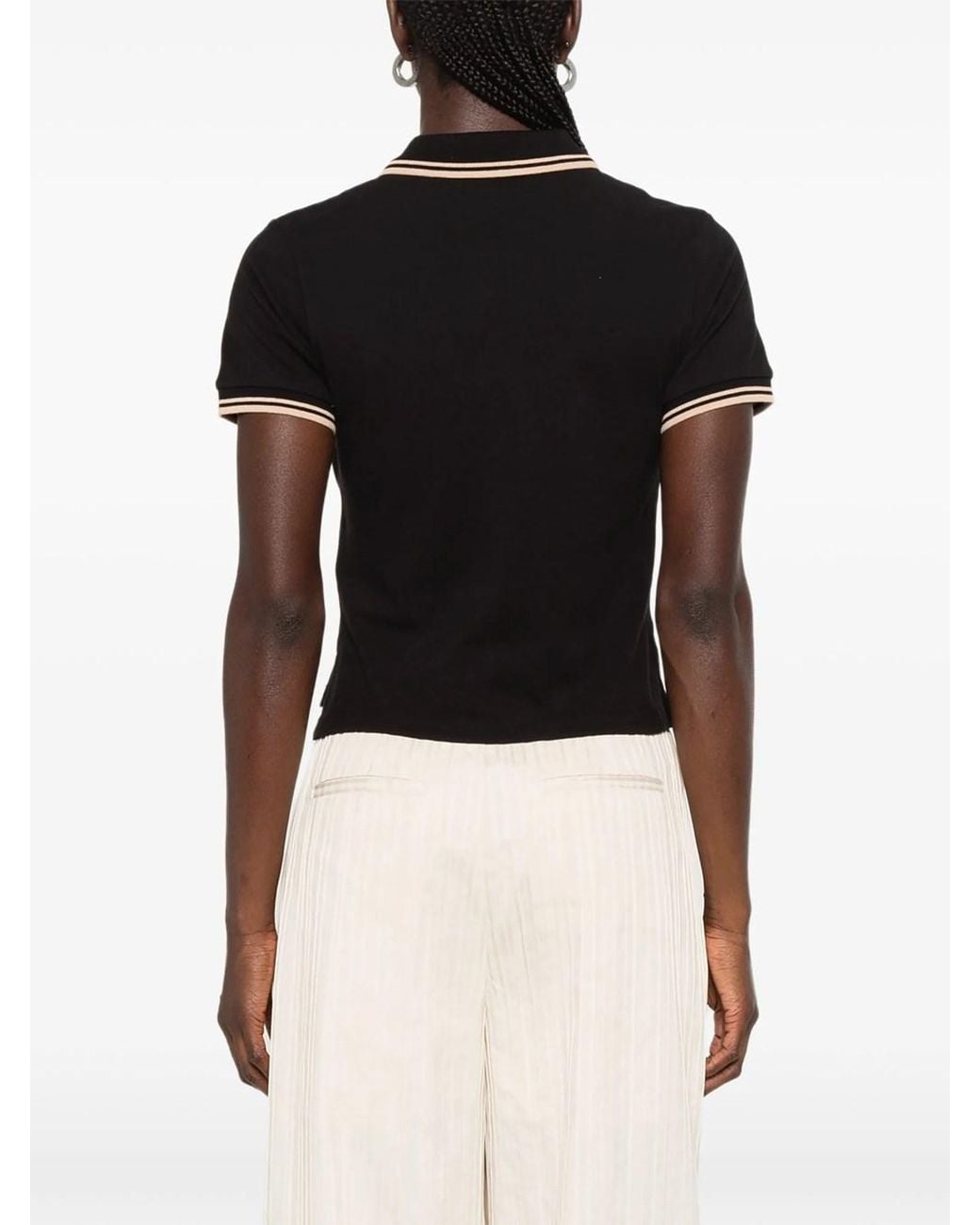 Vivienne Westwood Black Mini Classic Polo Shirt With Orb Embroidery