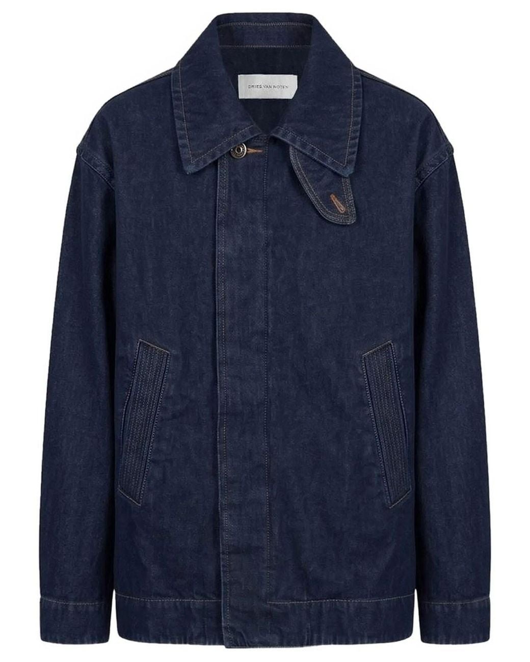 Dries Van Noten Blue Varrick Denim Jacket for men