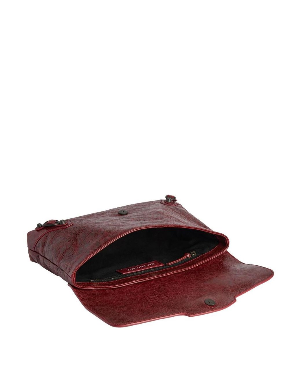 Balenciaga Red Le City Arena Leather Pouch