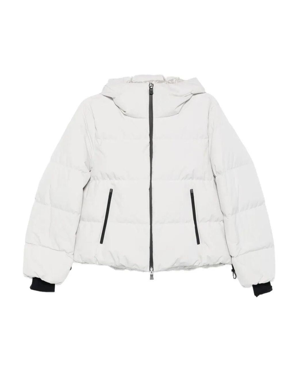 Herno White 2Layers Padded Jacket