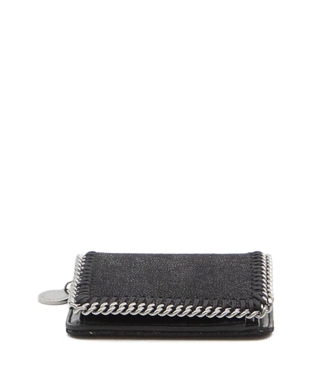 Stella McCartney Black Falabella Bi-Fold Wallet