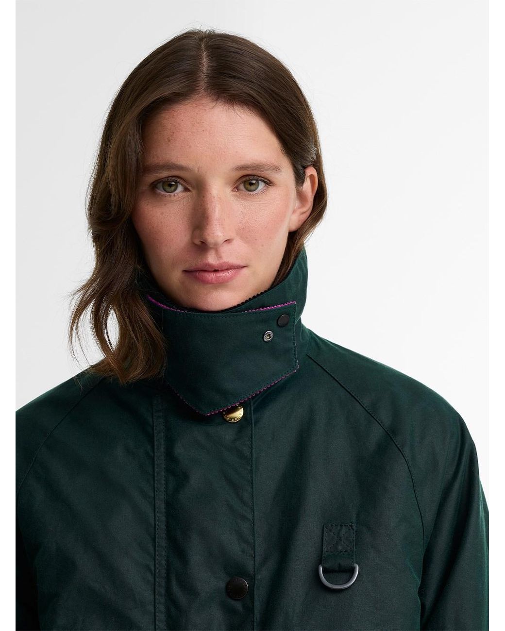Barbour Green Paul Smith Loves Giacca Cerata Lunga "Spey"