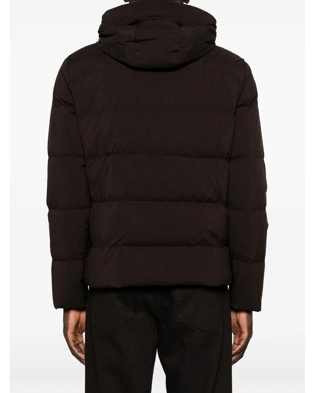 Paul & Shark Black Typhoon Platinum Down Jacket for men