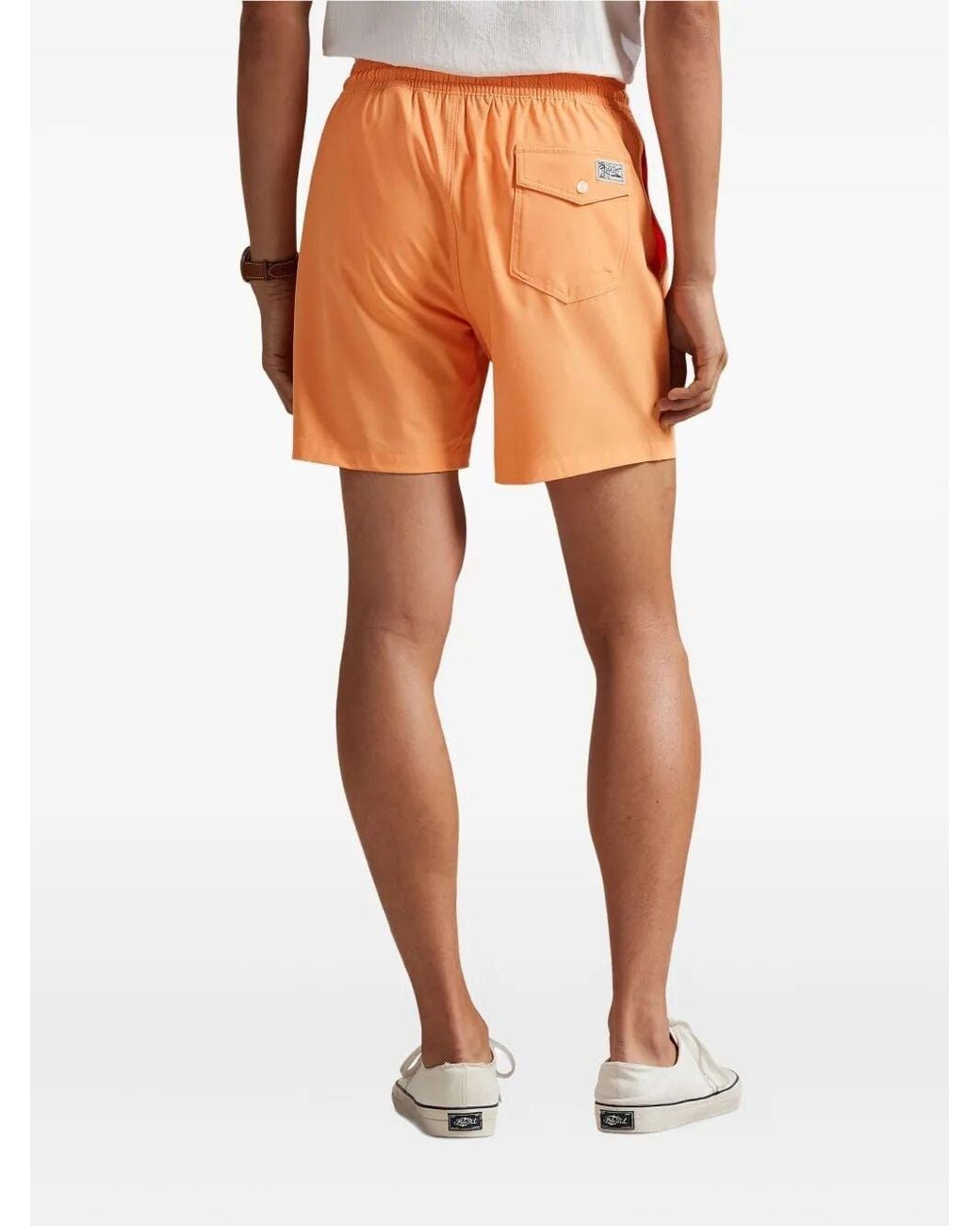 Polo Ralph Lauren Orange 14.6 Cm Traveller Classic Swimming Trunk for men