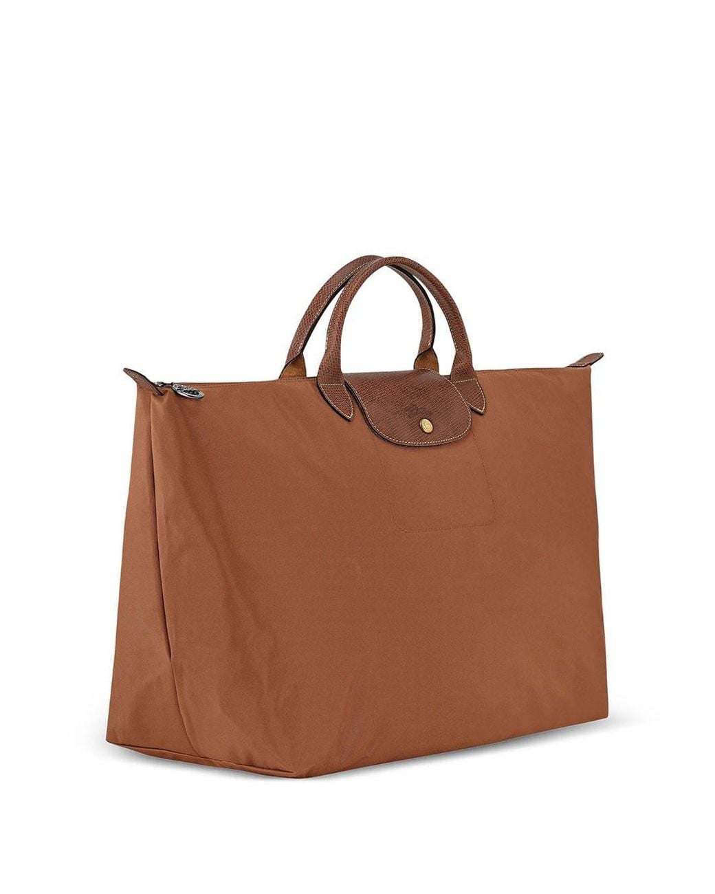 Longchamp Brown L Le Pliage Original Travel Bag