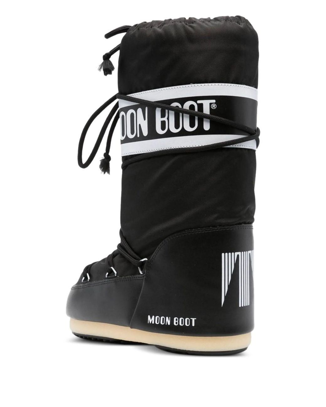 Moon Boot Black Stivali Icon