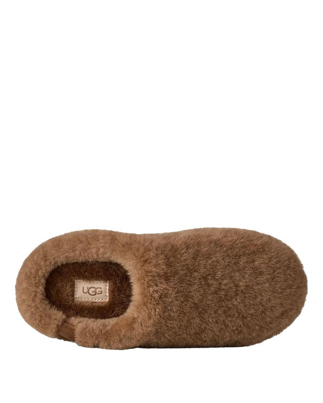 Ugg Brown Slip On Elea Fluffed