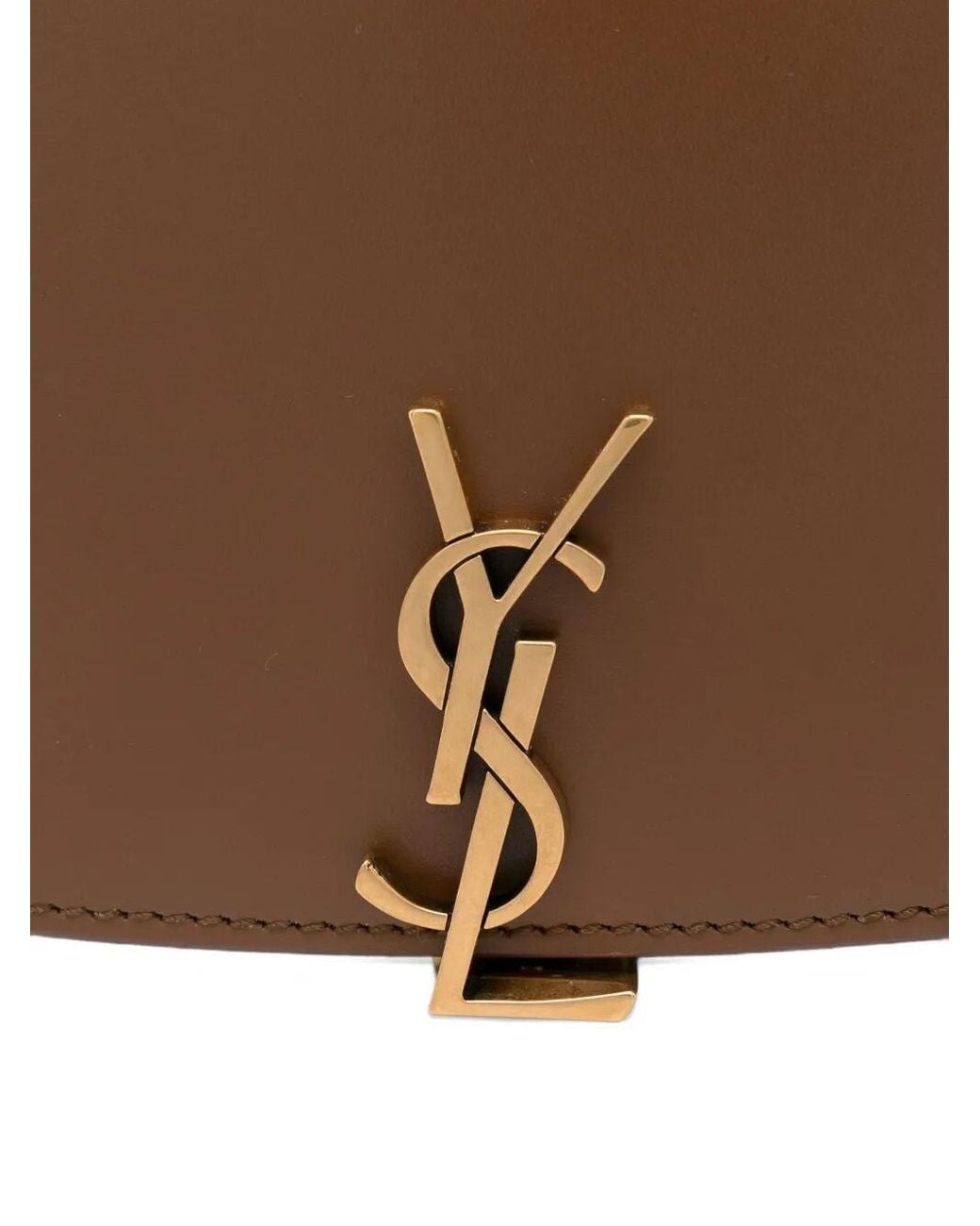 Saint Laurent Brown Voltaire Box Leather Bag