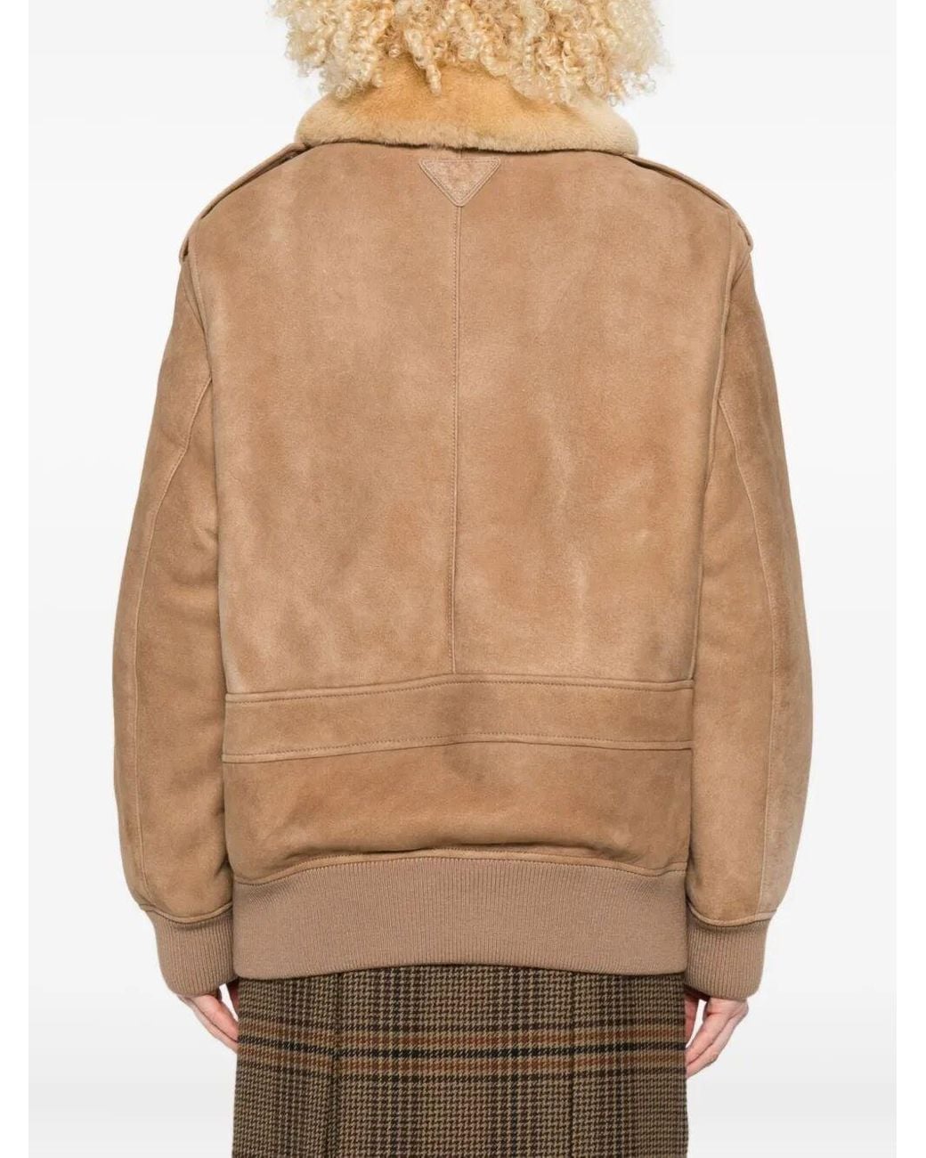 Prada Brown Leather Jacket