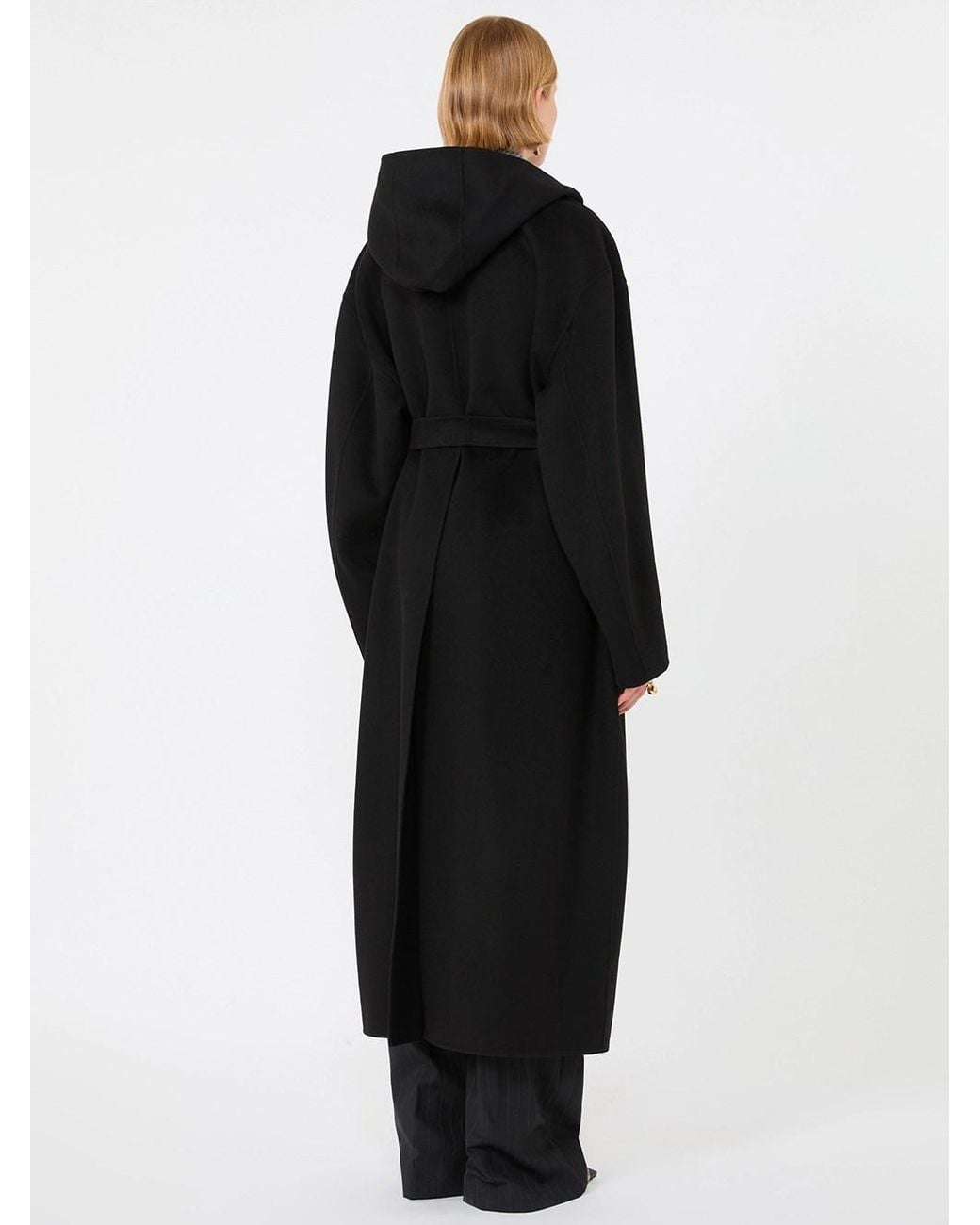 Sportmax Black Oversized Coat