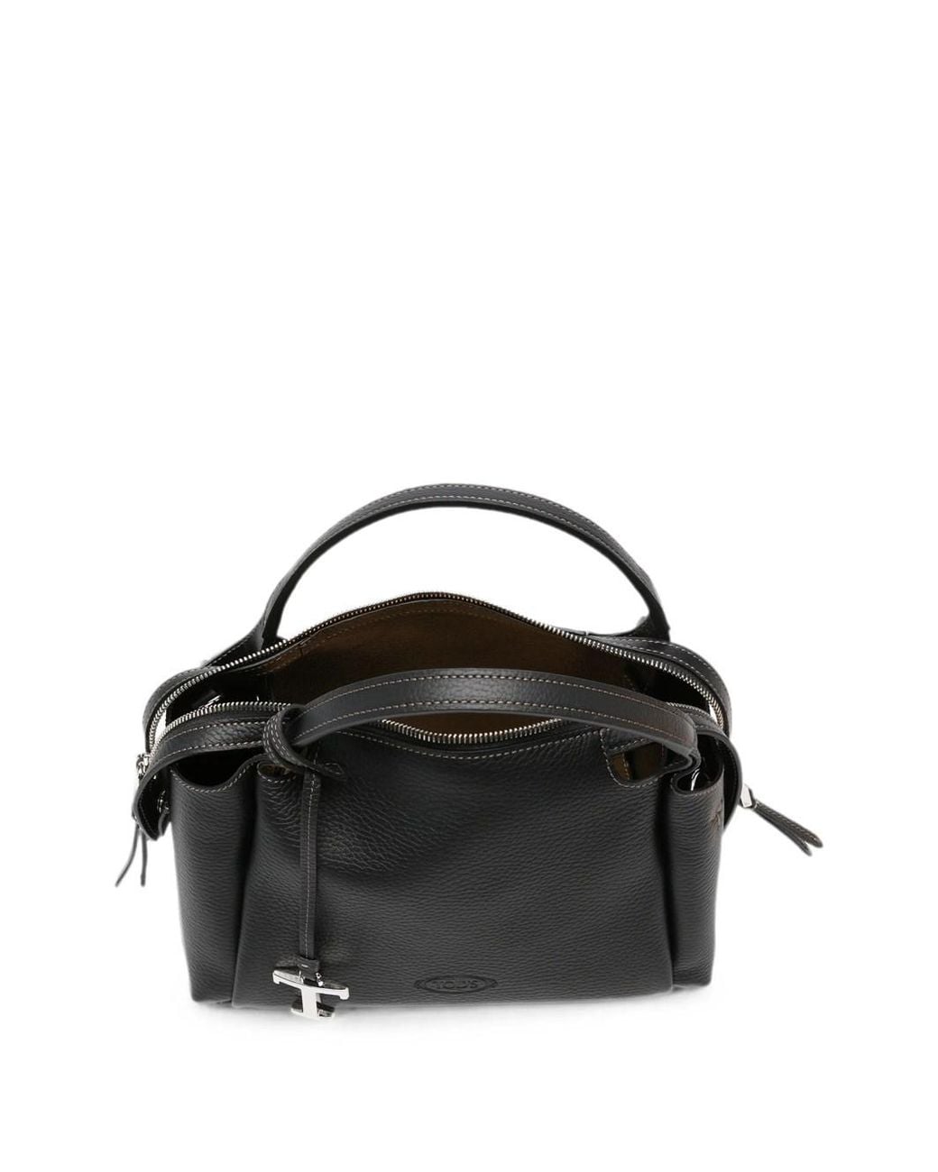 Tod's Black Mini Zip Bag