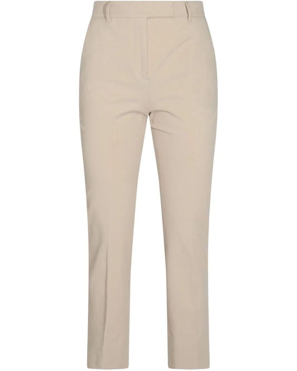 Incotex Natural Cotton Blend Tapered Pants