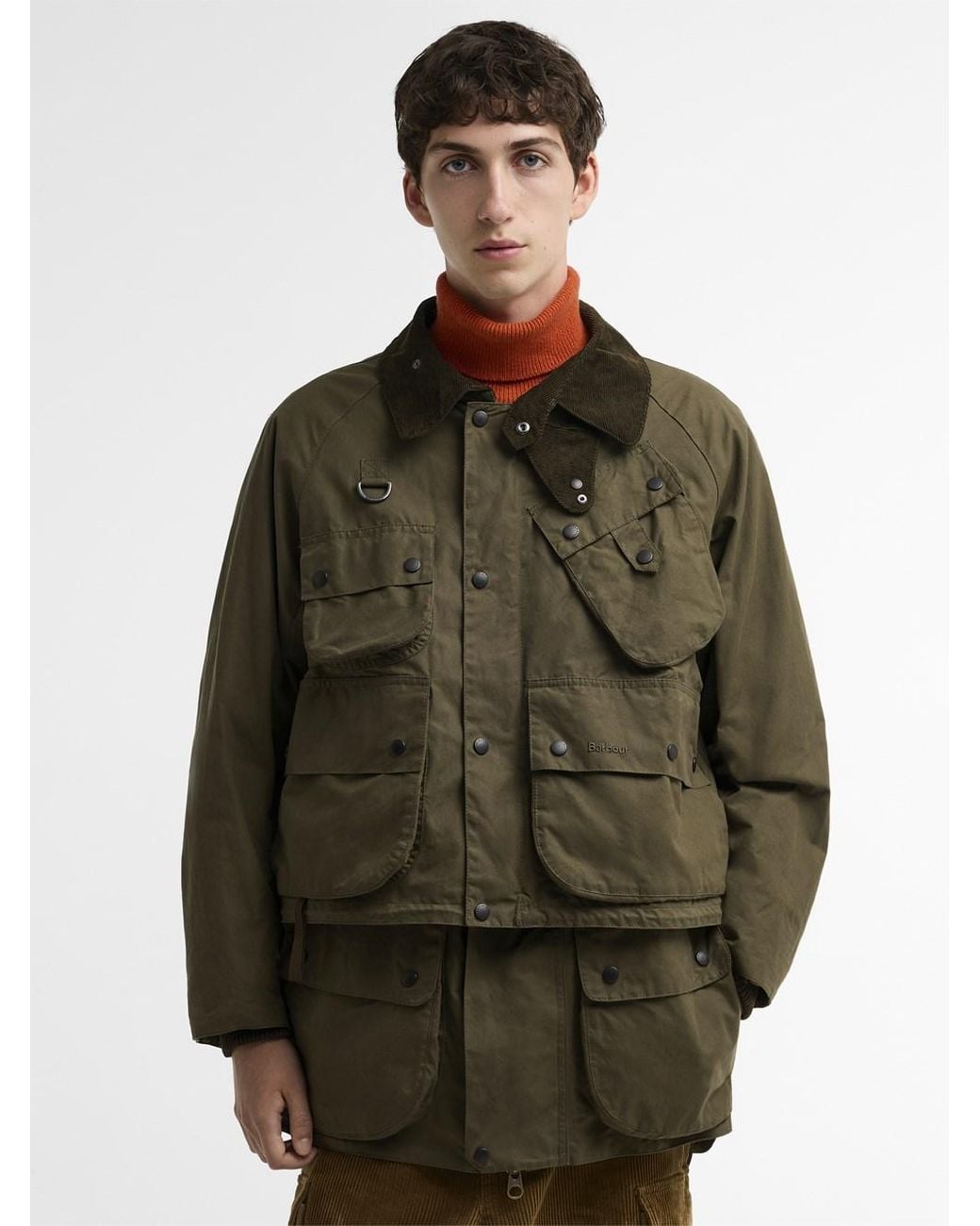 Barbour Brown X Norbit: 3-In-1 Casual Jacket for men