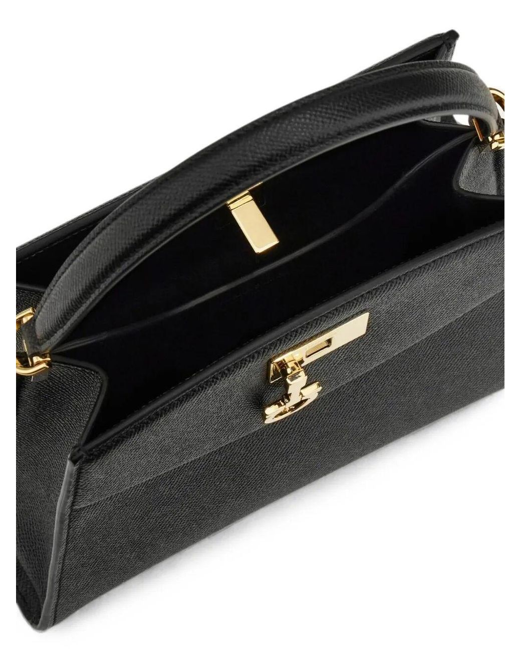 Ferragamo Black St. Box Nw S Top Handle