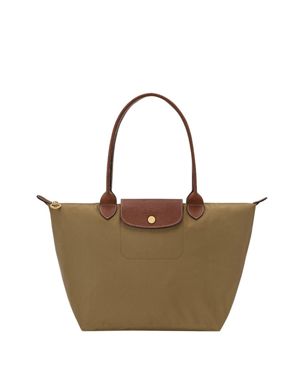 Longchamp Natural M Le Pliage Original Shoulder Bag