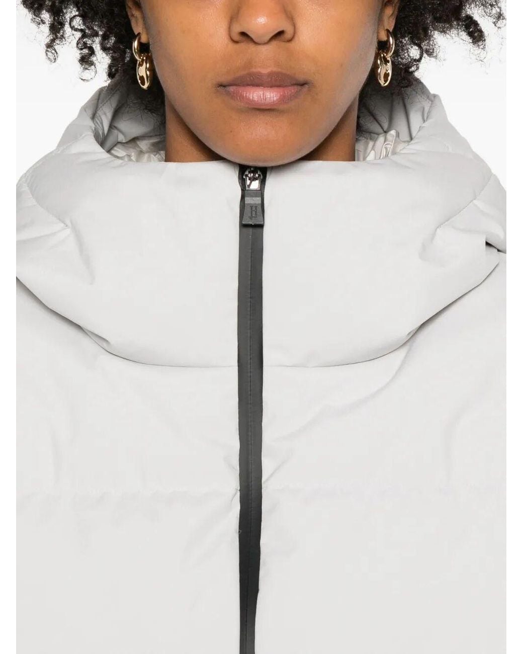 Herno White 2Layers Padded Jacket