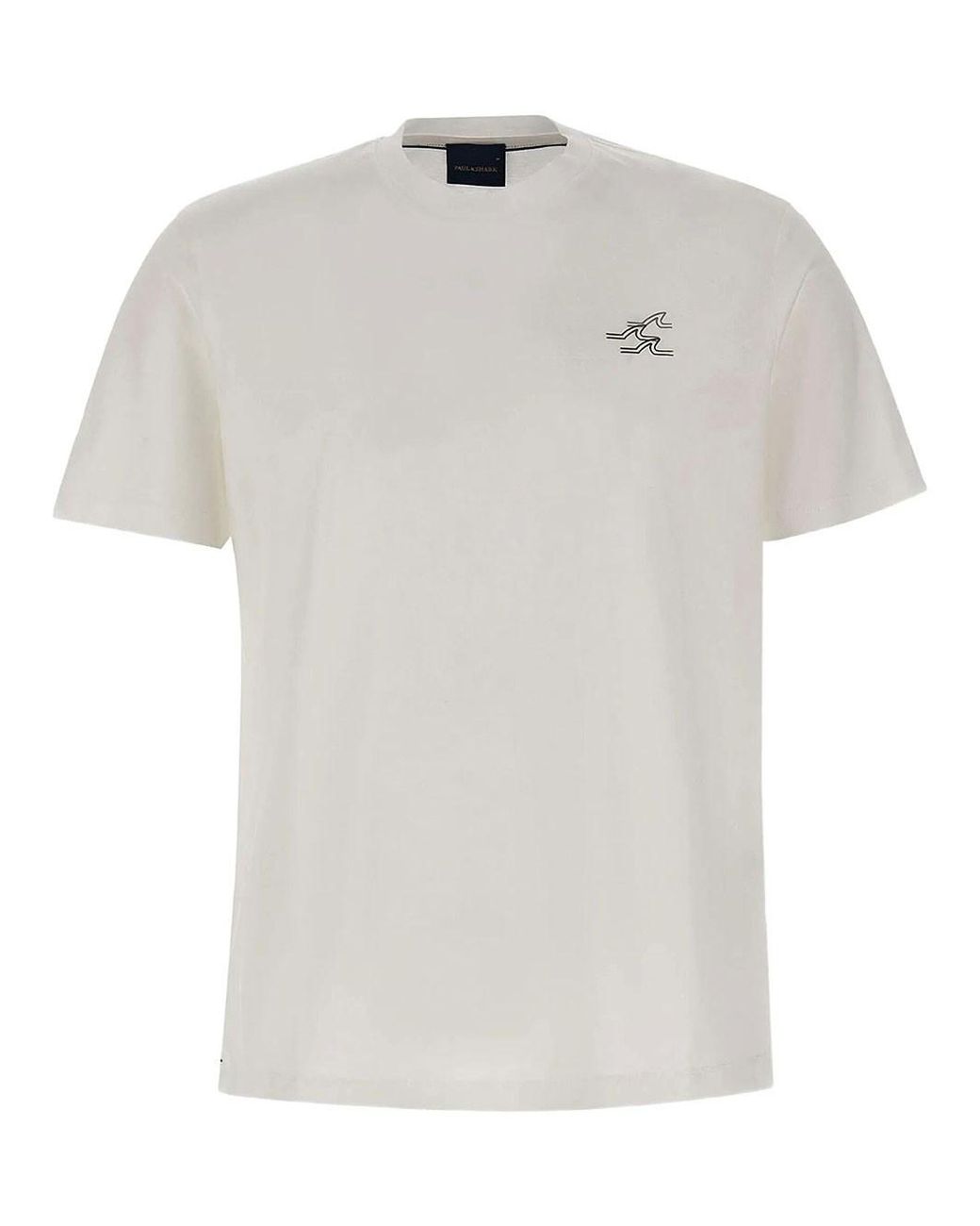 Paul & Shark White Crew Neck T-Shirt for men