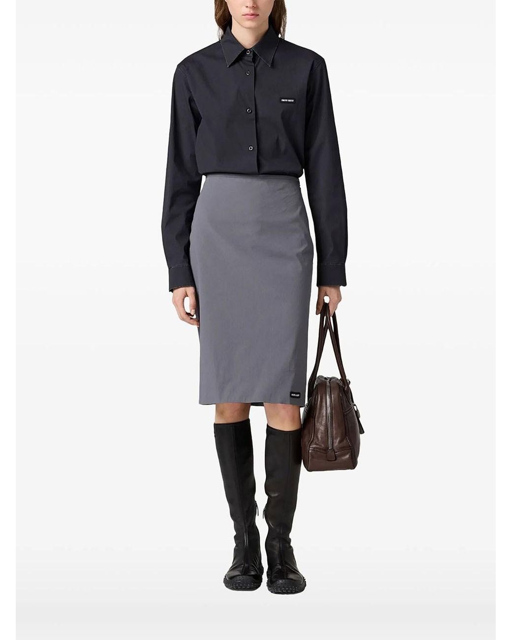 Miu Miu Blue Camicia