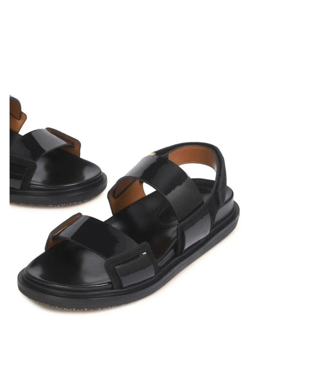 Marni Black Sandalo Fussbett