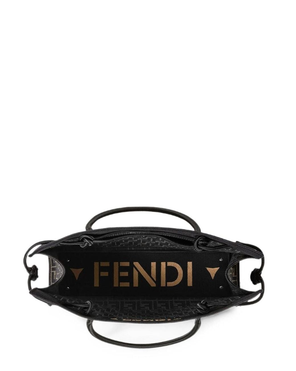 Magic Shopper Large Shopper di Fendi in Black