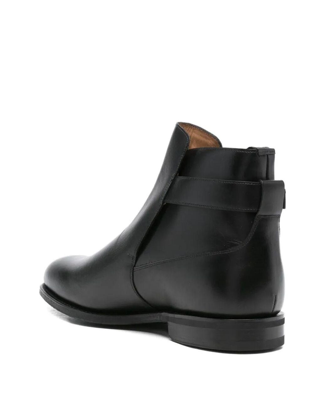 Church's Black Buckle-Fastening Leather Ankle Boots for men