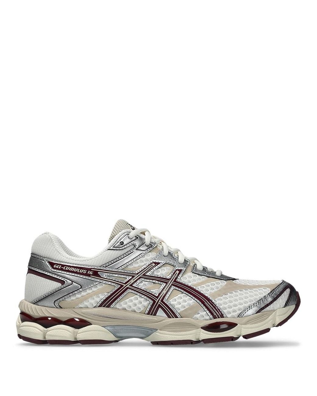 Asics White Gel Cumulus 16 Cream Beniimo Sneakers for men