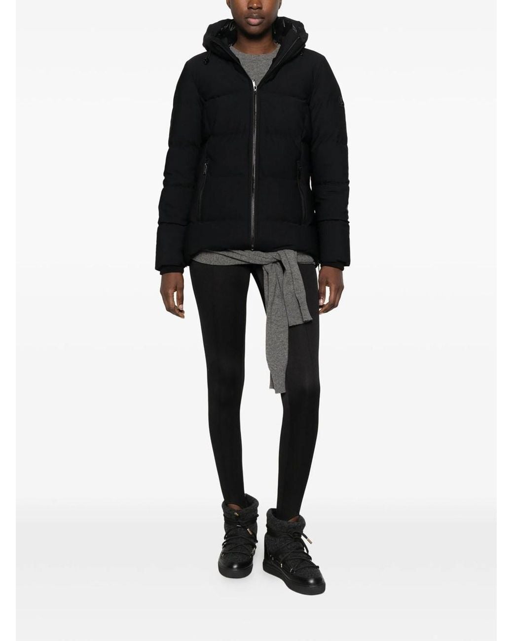 Moose Knuckles Black Soho 3Q Down Jacket