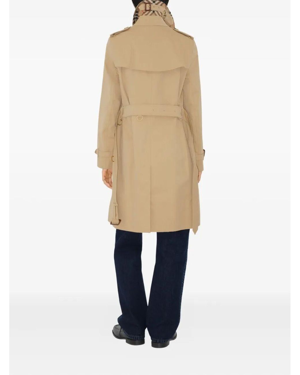 Burberry Natural Waterloo Trench Coat Honey
