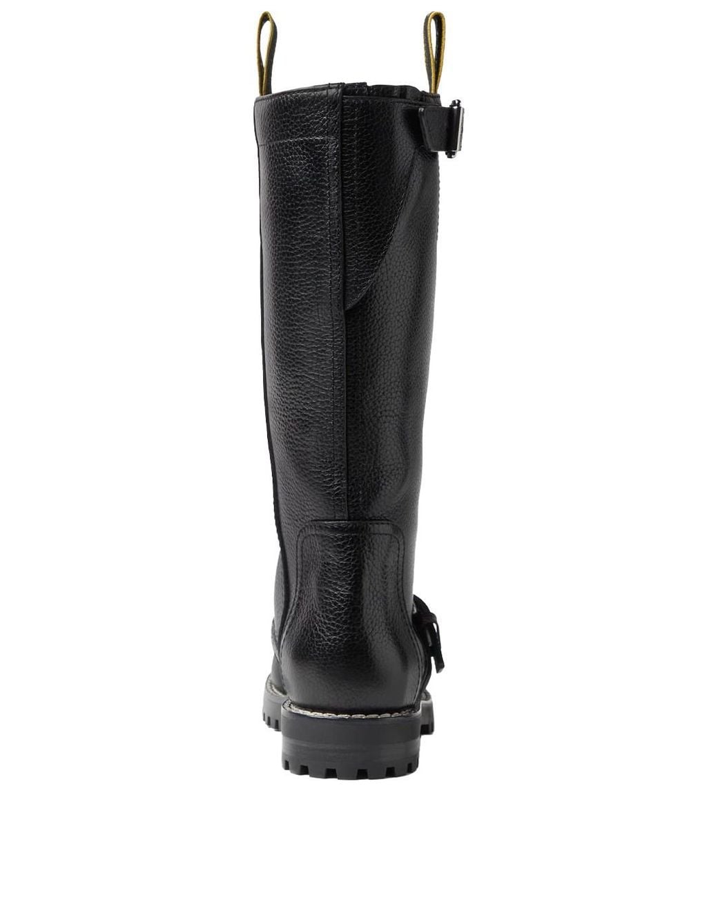Fendi Black Leather Commando Boots