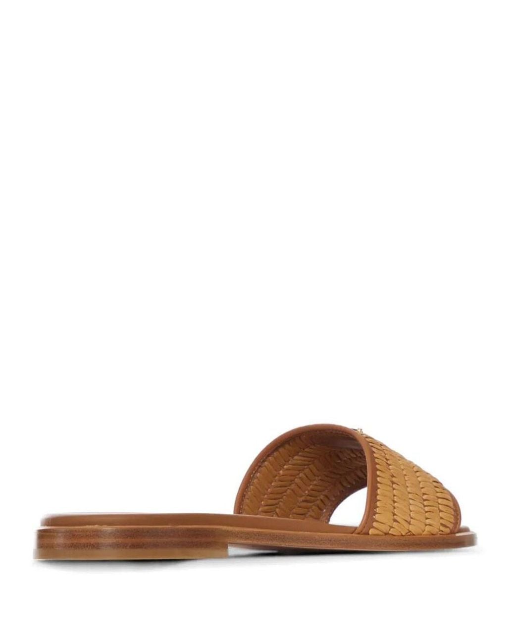 Prada Multicolor Leather Slides With Crochet Details