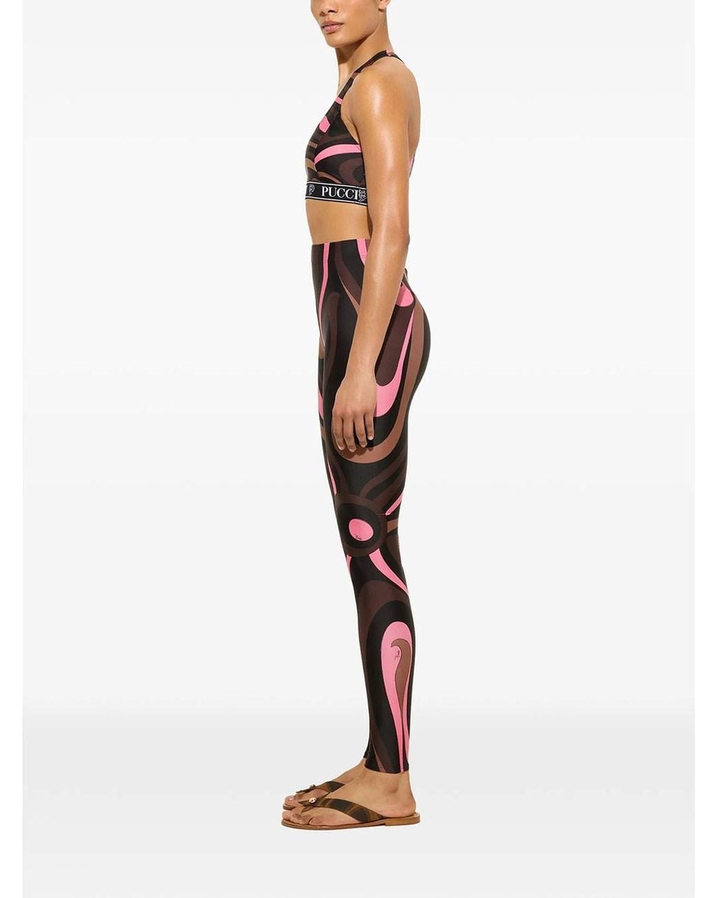 Emilio Pucci Black Sports Top