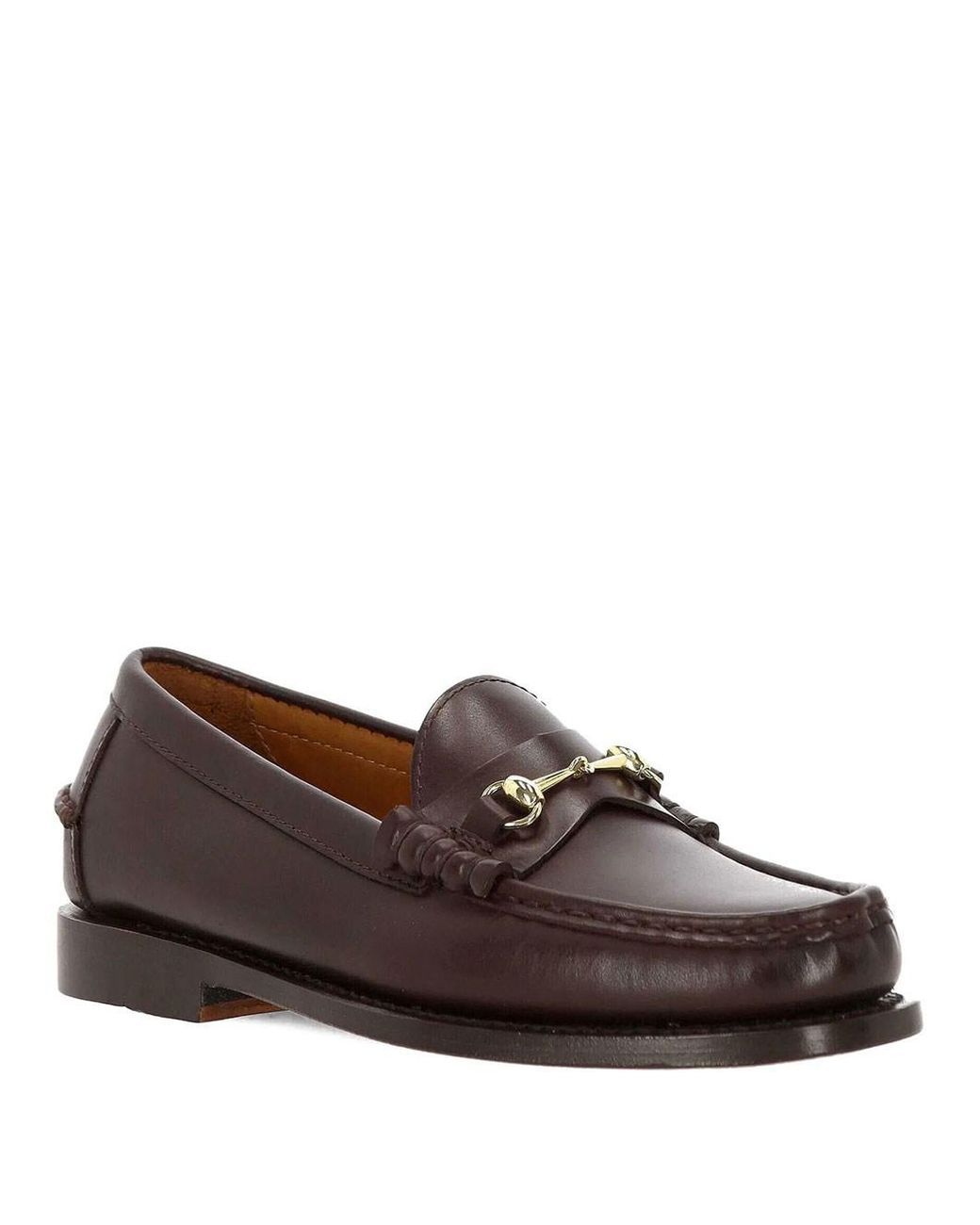 Sebago Brown Joe Modena Leather Loafers