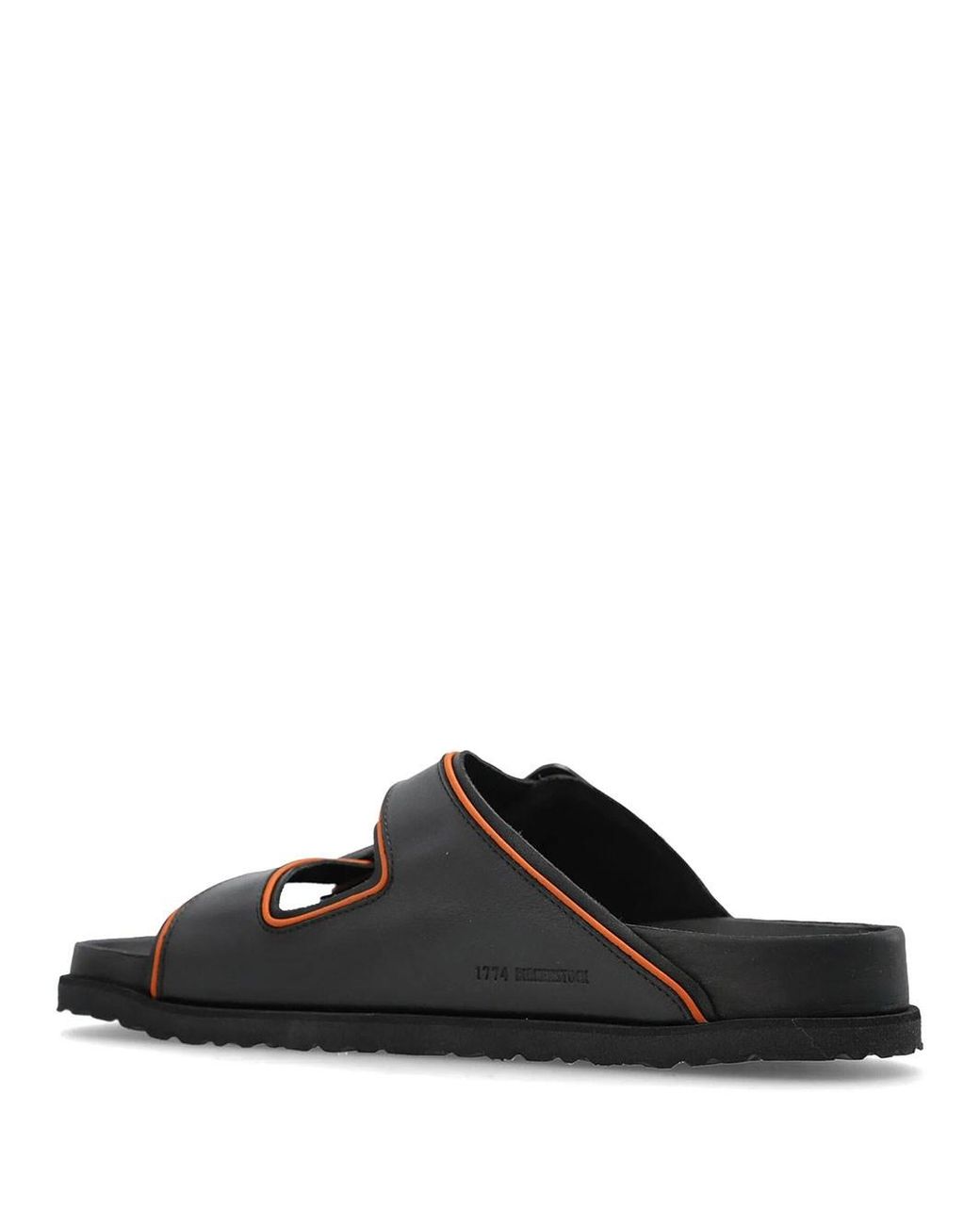 Birkenstock Black Arizona Exquisite Nappa Leather Sandals for men
